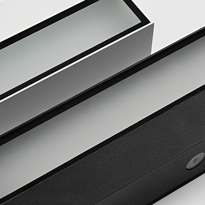 Applique murale moderne noire étanche lampe extérieure