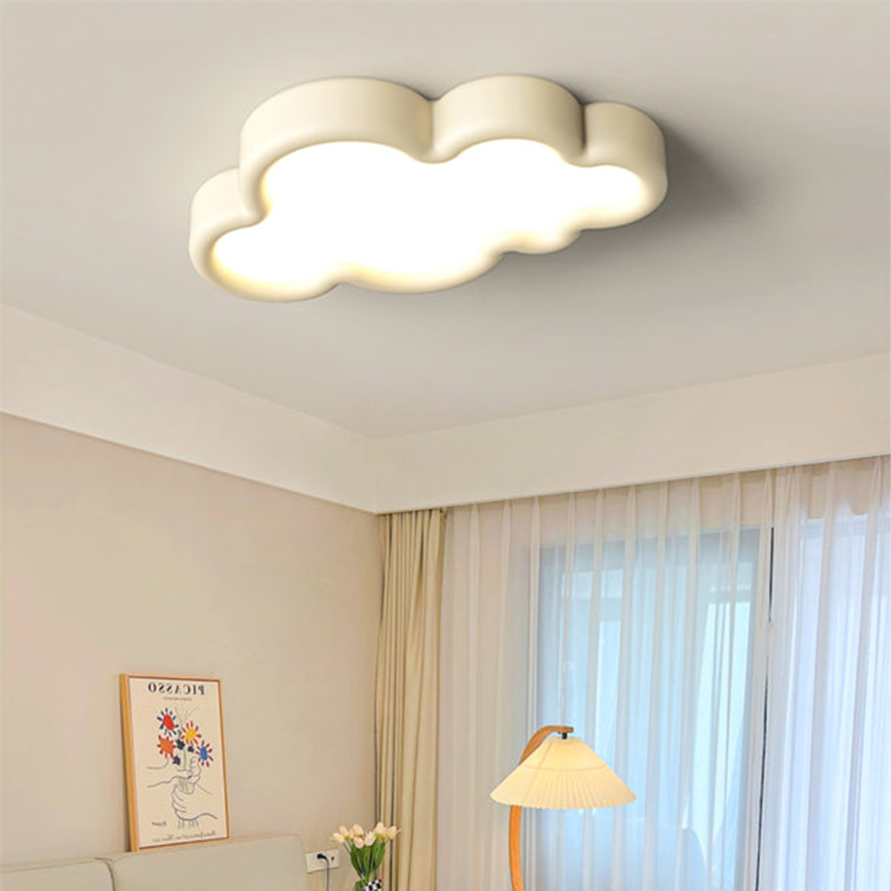 Crown Cloud Contemporary Ceiling Light Fixture for Bedrooms - Stylish Modern Lighting Solution for Home Interiors