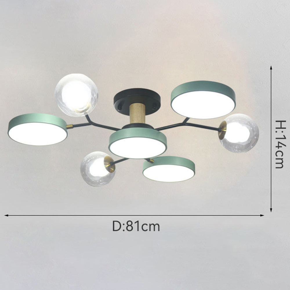 Elegant Branch LED Ceiling Light for Living Room - Modern Illumination with Stylish Design for Home Décor