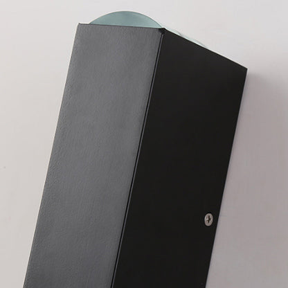 Outdoor Black Aluminium Wall Light LED Up Down
