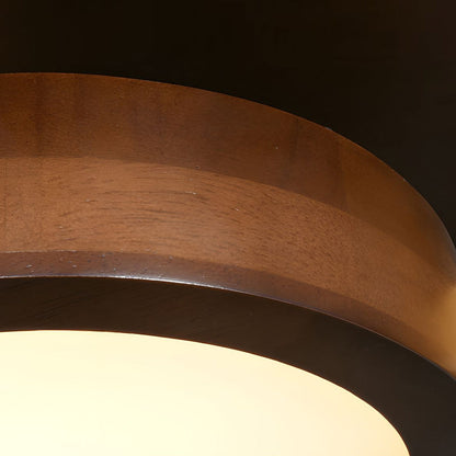 LED Ceiling Light with Wood Modern Design