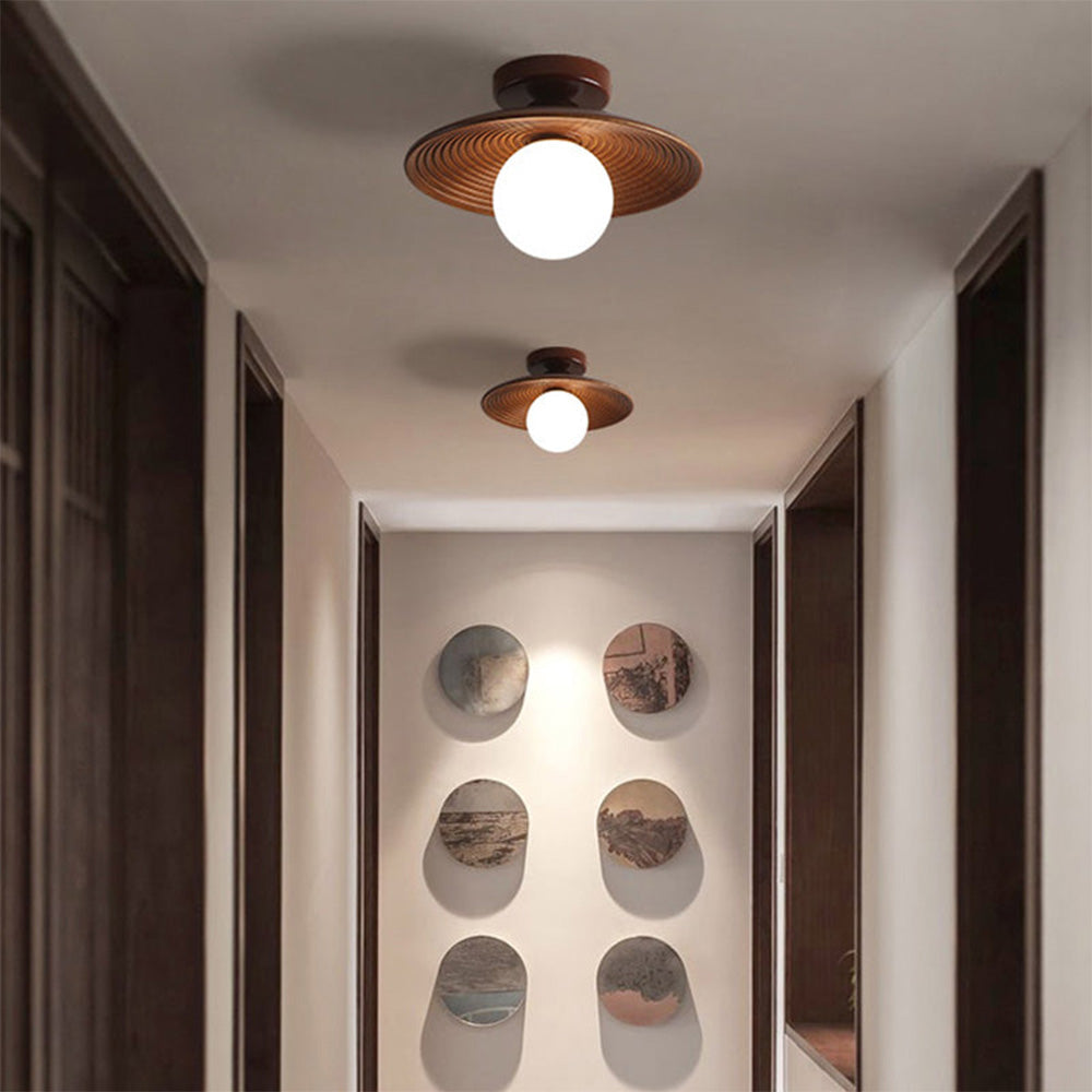 Contemporary Geometric Ceiling Light Fixture - Stylish Modern Design for Home Illumination and Aesthetic Enhancement