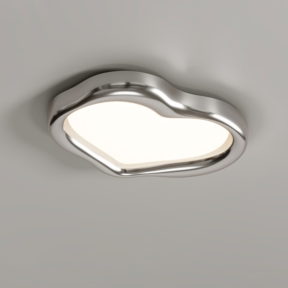 Heart-Shaped Resin Ceiling Light Fixture – Elegant Home Lighting for a Romantic Ambience in Any Room