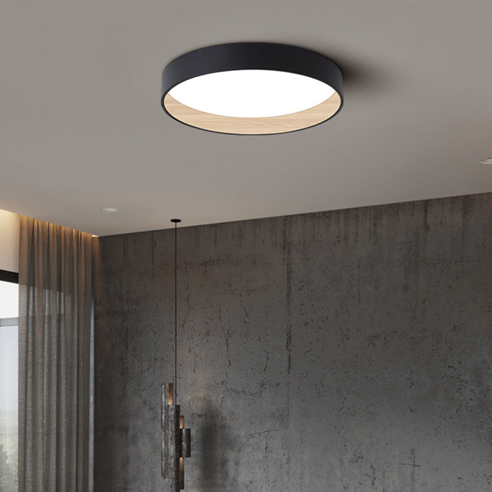 Nordic Inspired Simple Round Ceiling Light Fixture for Modern Home Décor - Elegant Illumination for Any Room