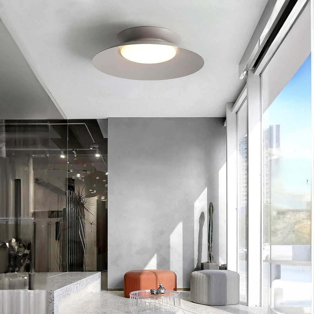 Elegant Semi Flush Ceiling Light Fixture for Modern Interiors - Stylish and Simple Lighting Solution for Home Decor