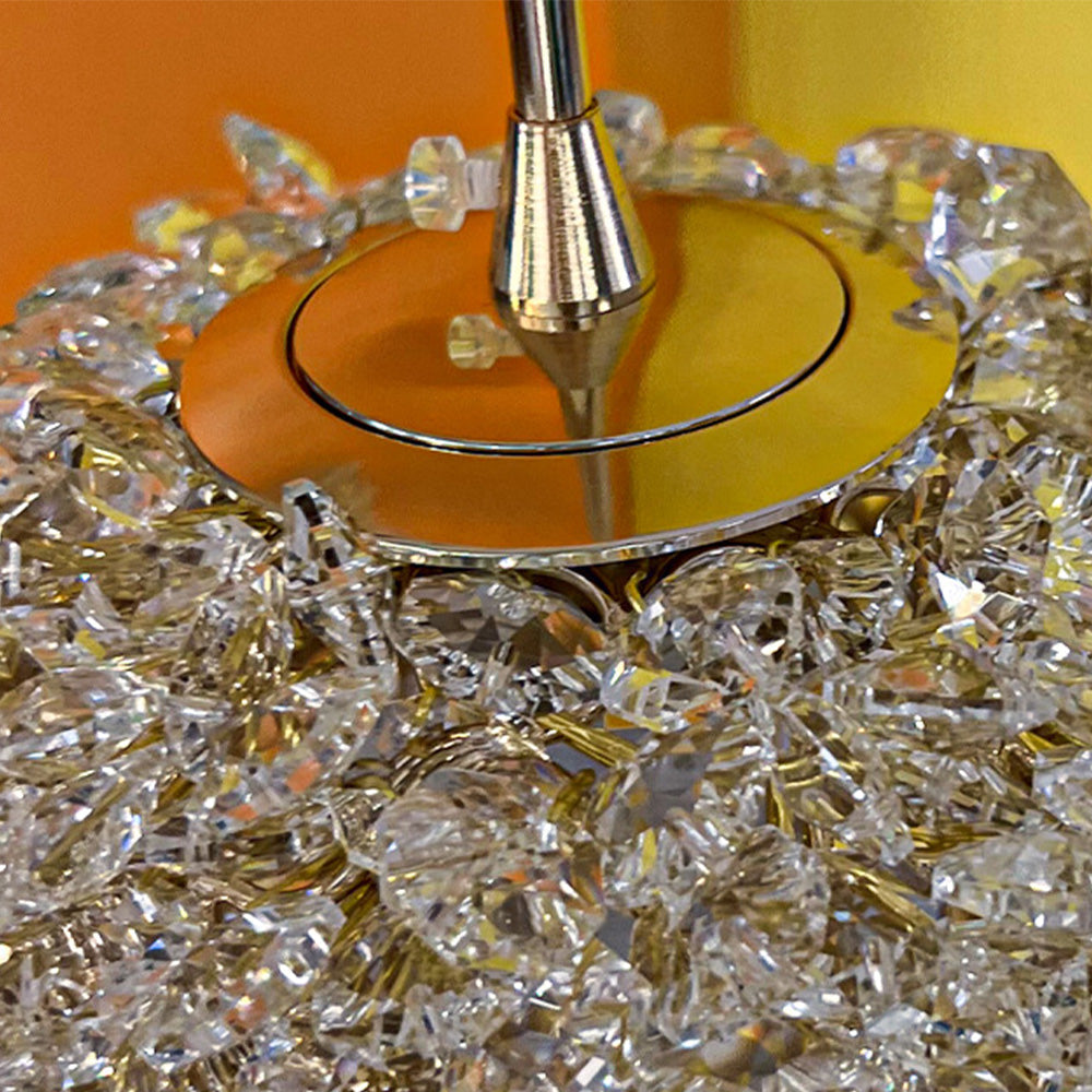 Elegant Modern Crystal Pendant Light - Romantic Illumination for Stylish Home Décor