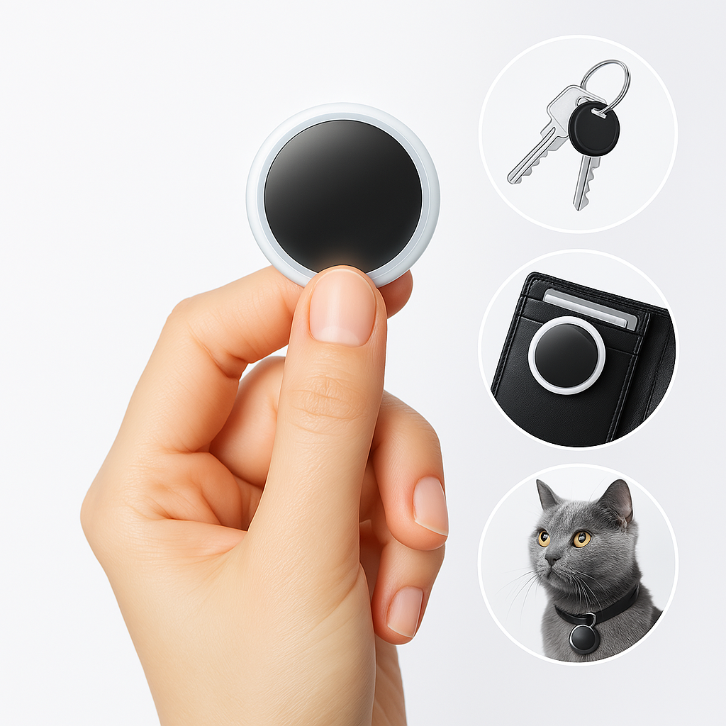 Traceur GPS pour clés et objets de valeur