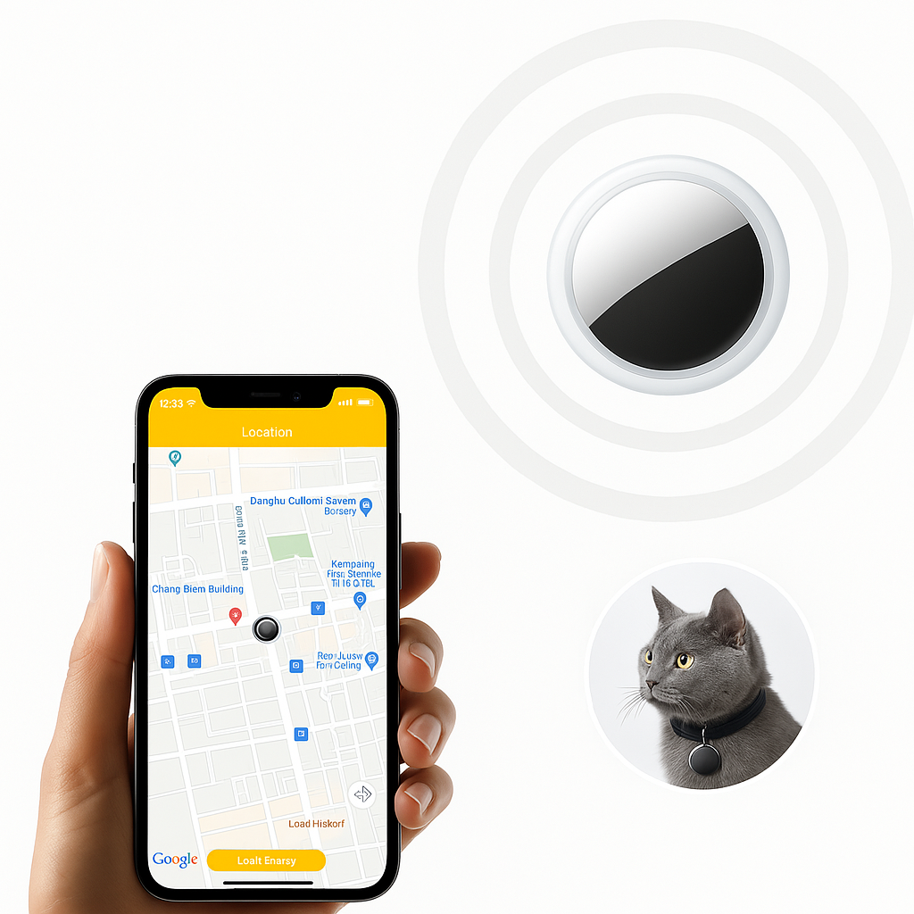 Traceur GPS pour clés et objets de valeur