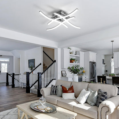 LED Ceiling Light Modern Aluminum Flush Fixture