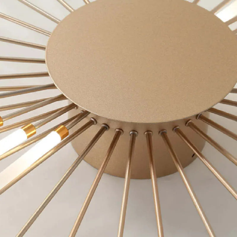 Lampada da soffitto moderna in metallo con lampadario LED