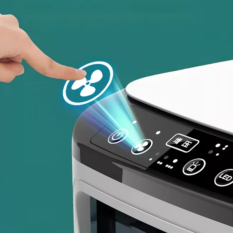 Ventilateur humidificateur portable avec lumière nocturne