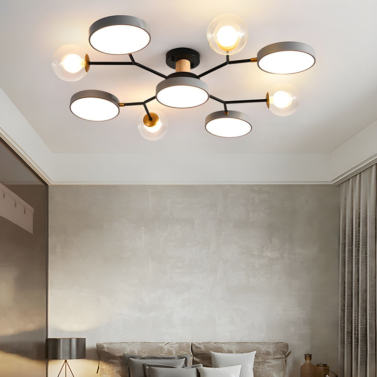 Elegant Branch LED Ceiling Light for Living Room - Modern Illumination with Stylish Design for Home Décor