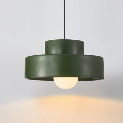 Nordic Geometric Cylindrical Pendant Light Fixture