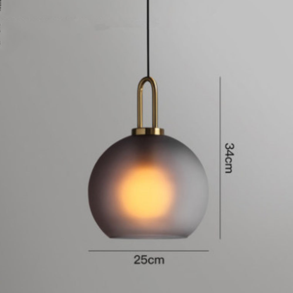 Nordic Minimalist Glass Pendant Light - Elegant Scandinavian Design for Modern Home Interiors, Perfect for Living Room or Dining Area