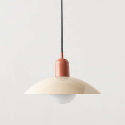 Pendant Light with Colourful Modern Metal Shade