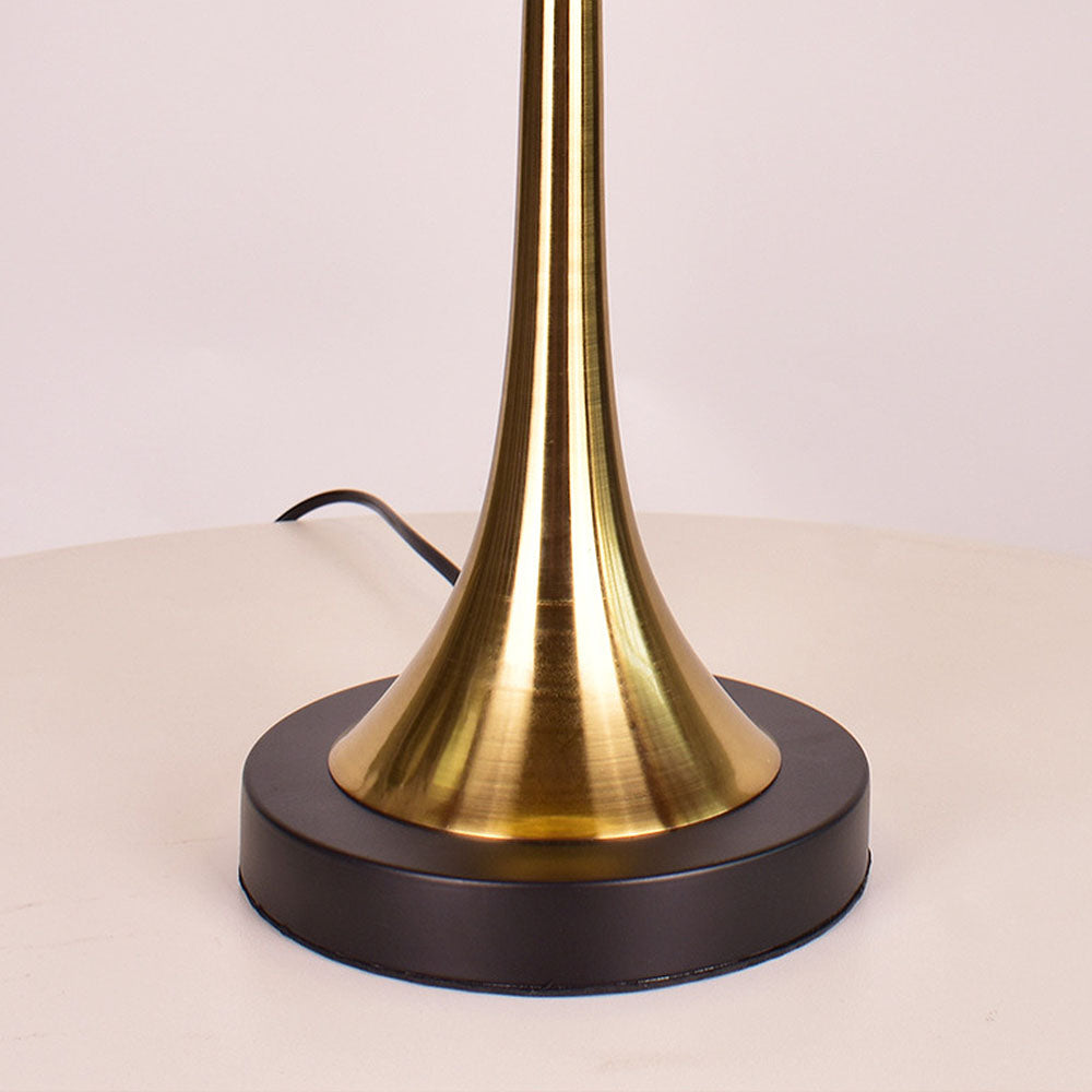 Elegant Gold Fabric Mini Table Lamp for Bedroom - Modern Design, Simple Style, Perfect for Bedside Lighting and Home Decor