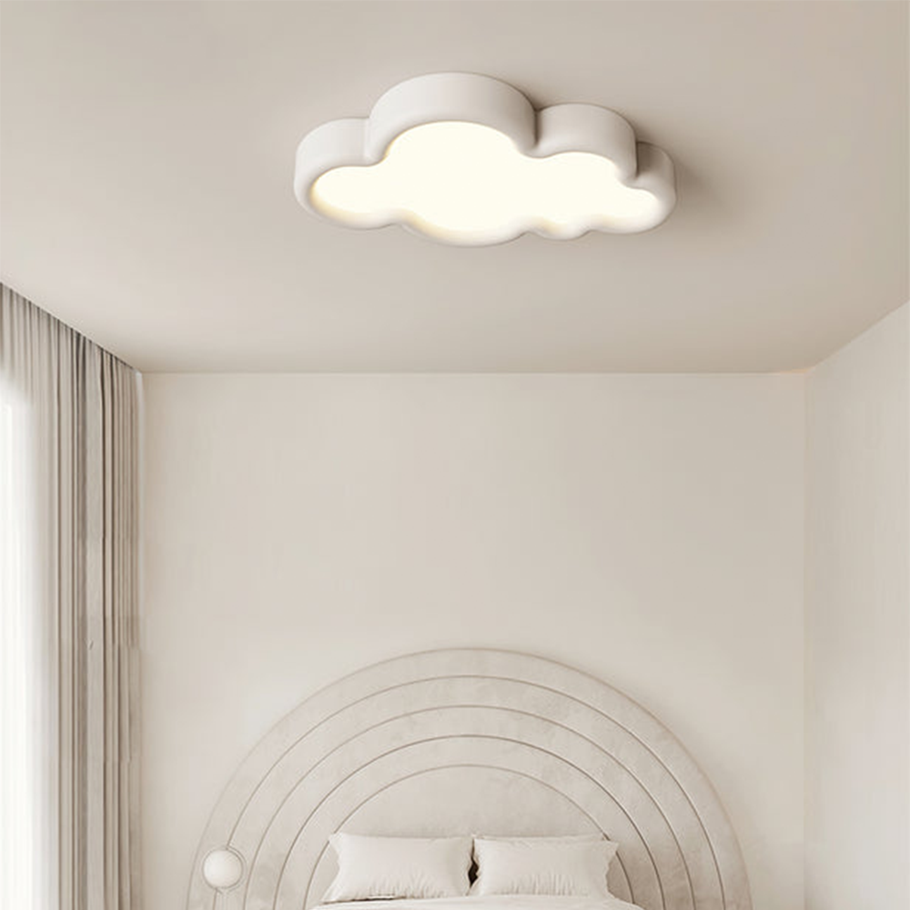 Crown Cloud Contemporary Ceiling Light Fixture for Bedrooms - Stylish Modern Lighting Solution for Home Interiors