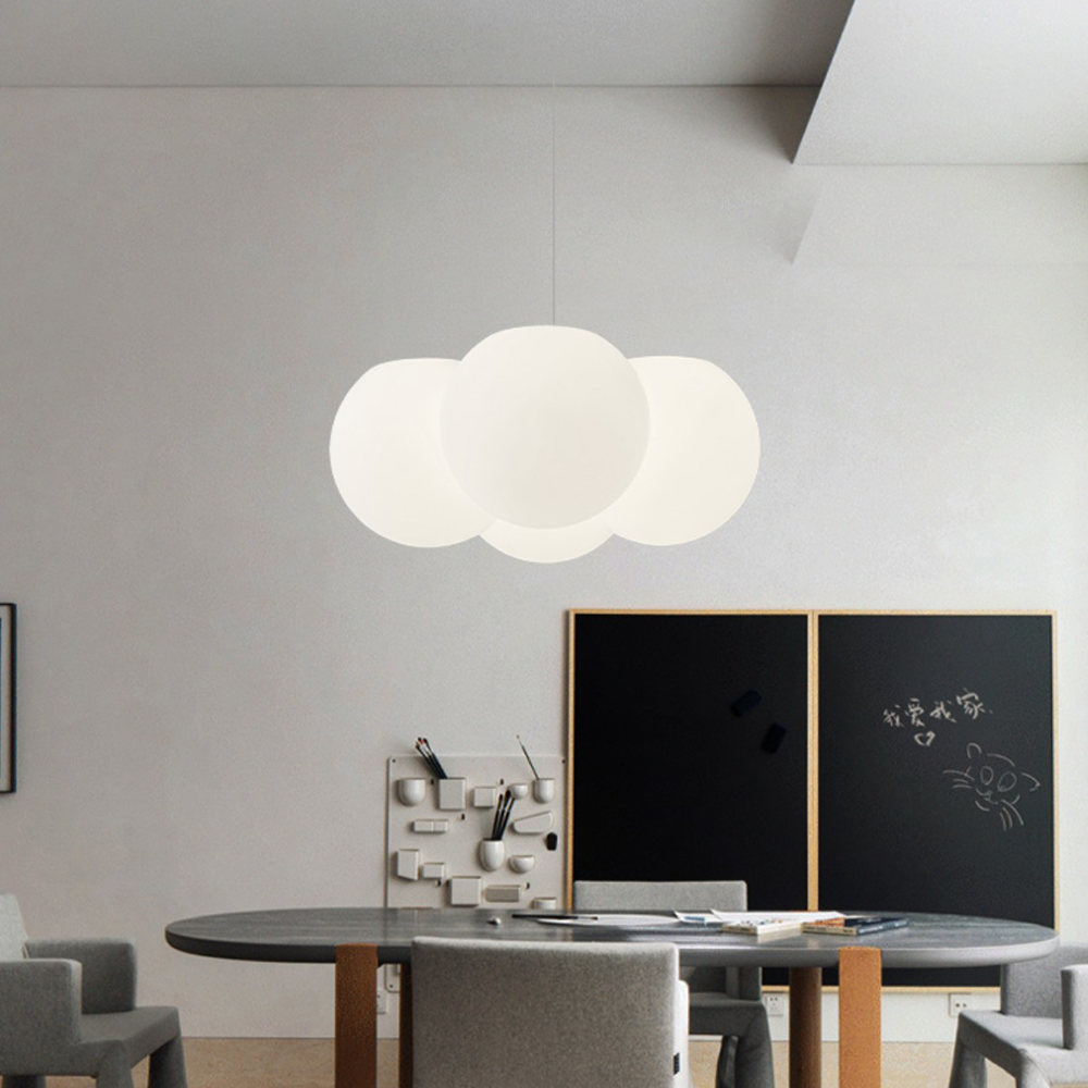 Nordic Cloud LED Ceiling Lights - Warm Ambient Lighting for Stylish Home Interiors and Modern Spaces