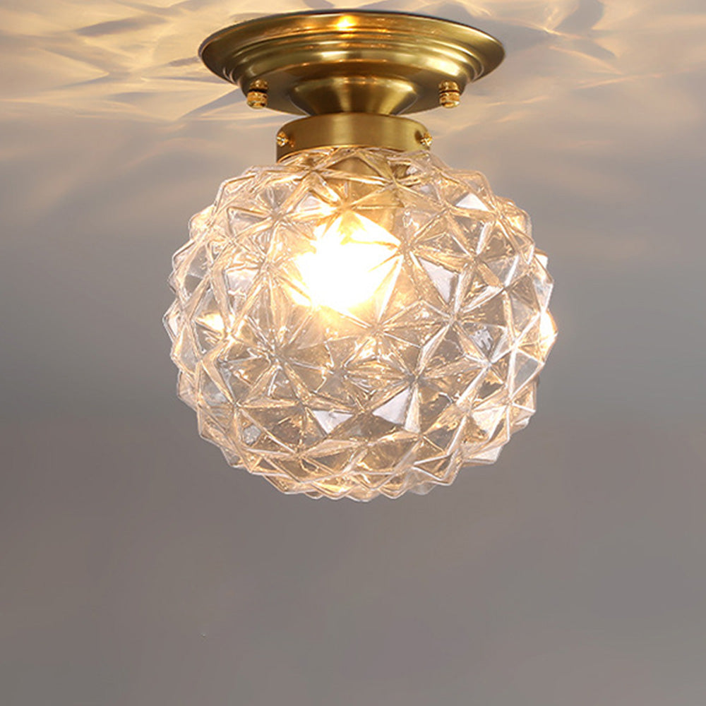 Modern Clear Glass Ceiling Light for Hallway – Stylish Illumination Fixture for Contemporary Spaces