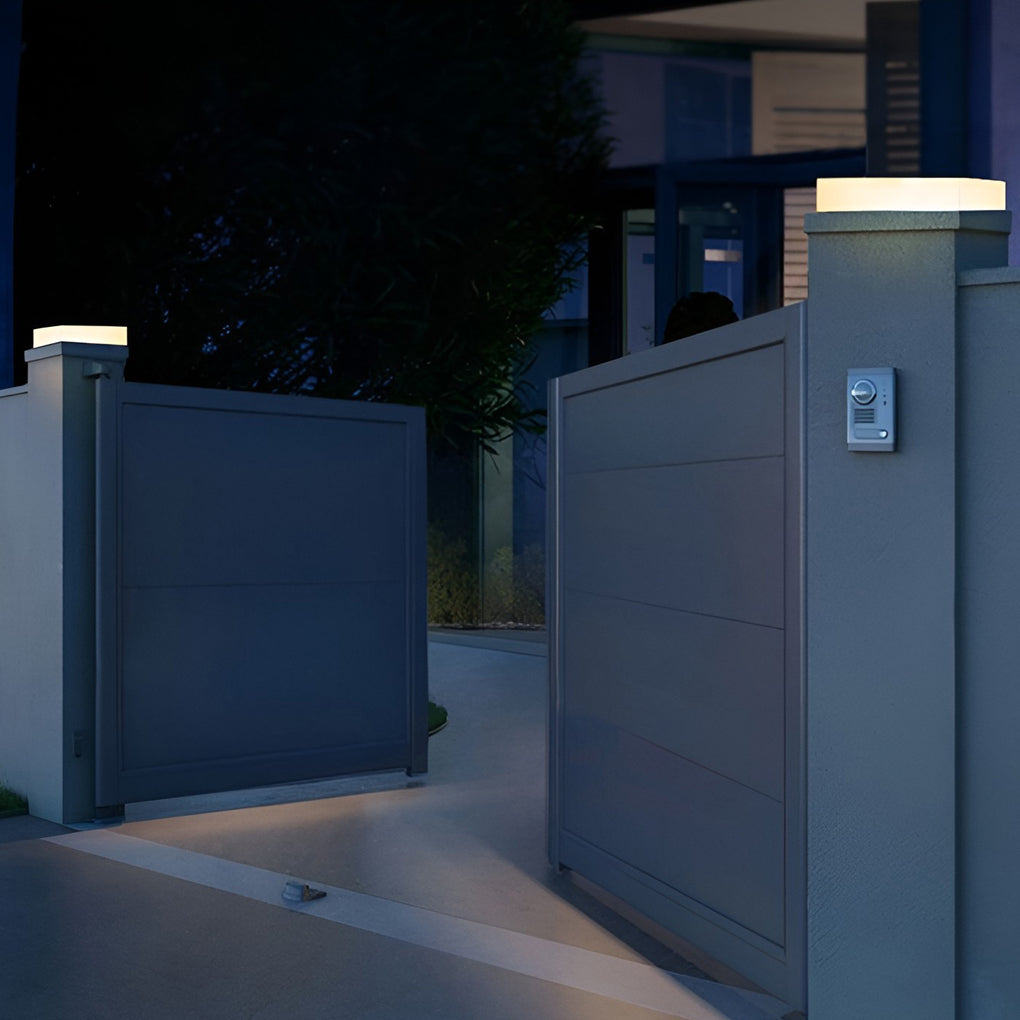 Luces de jardín con discos de tierra LED con energía solar