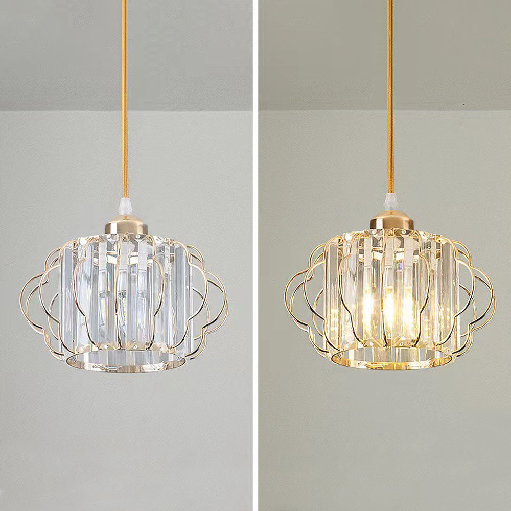 Opulent Gold Crystal Ceiling Light Fixture for Elegant Hallways – Stunning Luxury Lighting for Your Home Decor