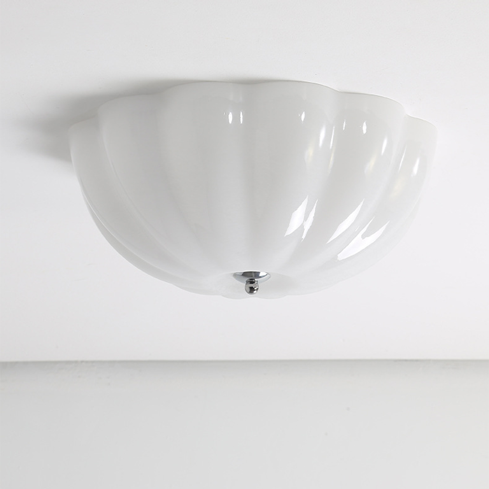 Elegant Cream Style LED Ceiling Light for Bedrooms - Modern Illumination Fixture with Soft Glow for a Cozy Atmosphere