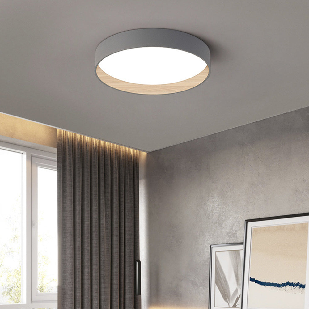 Nordic Inspired Simple Round Ceiling Light Fixture for Modern Home Décor - Elegant Illumination for Any Room