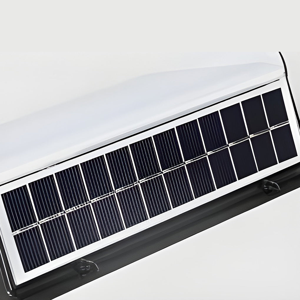 Nowoczesna zewnętrzna lampa ścienna solarna LED