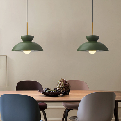 Pendant Light with Resin Shade for Dining Room
