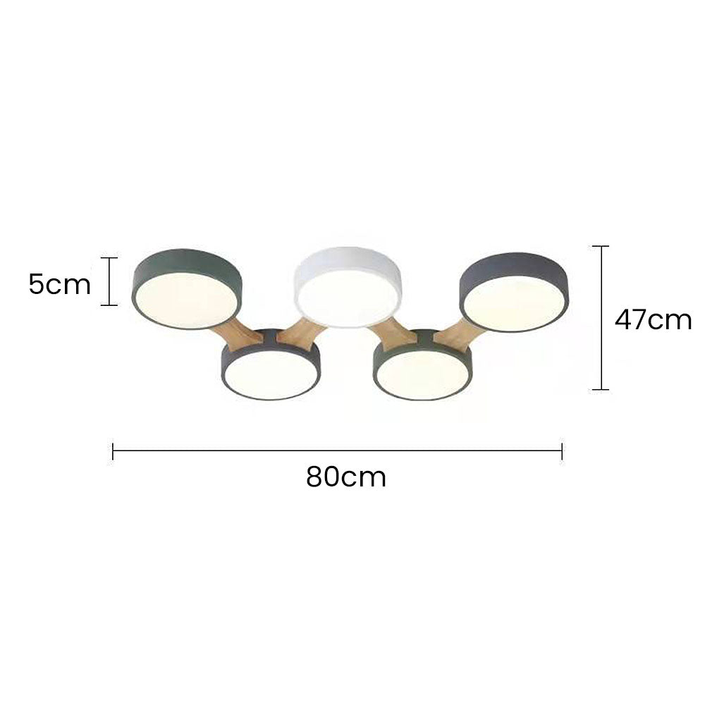 Sleek Modern LED Ceiling Light for Bedrooms - Stylish Illumination Fixture for Contemporary Home Decor and Ambient Lighting