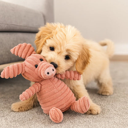 Dog Toy Plush Squeaky Chew Animal