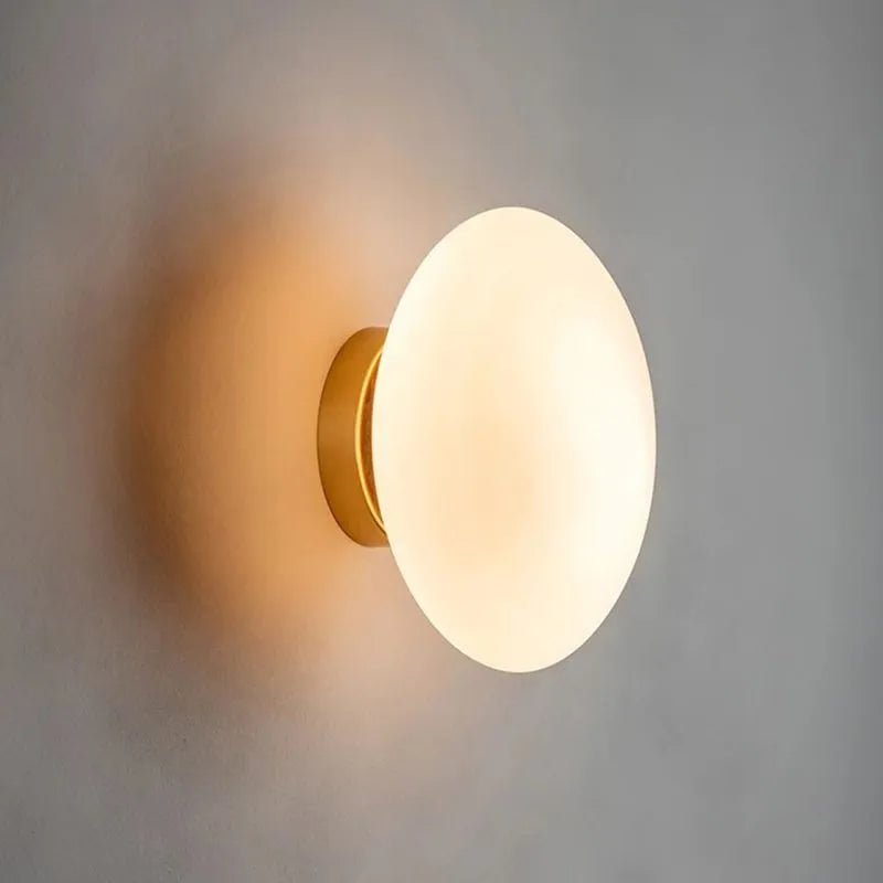 Wall Light Modern Glass Globe Lamp