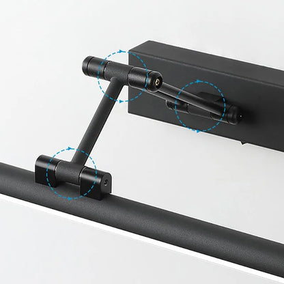 Applique murale LED moderne réglable pour salle de bain