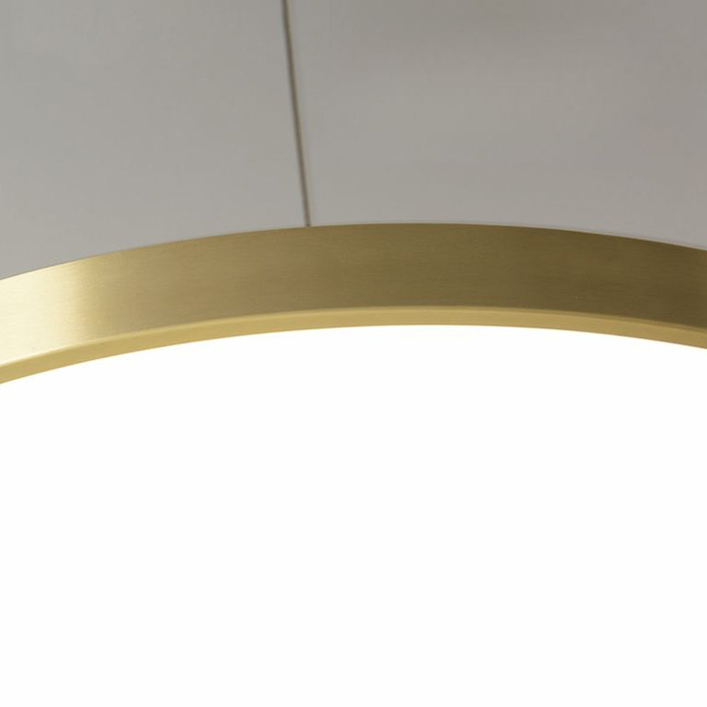 Elegant Gold Flush Ceiling Light Fixture for Bedroom Ambience and Style - Perfect for Modern and Classic Interiors