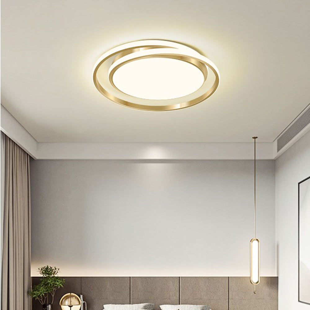 Sleek Minimalist LED Circular Ceiling Light - Modern Design for Elegant Home Illumination and Energy Efficiency