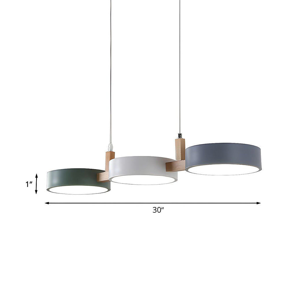 Contemporary Nordic Pendant Light - Multi Light Metal Cylinder Design for Stylish Home Interiors and Modern Spaces