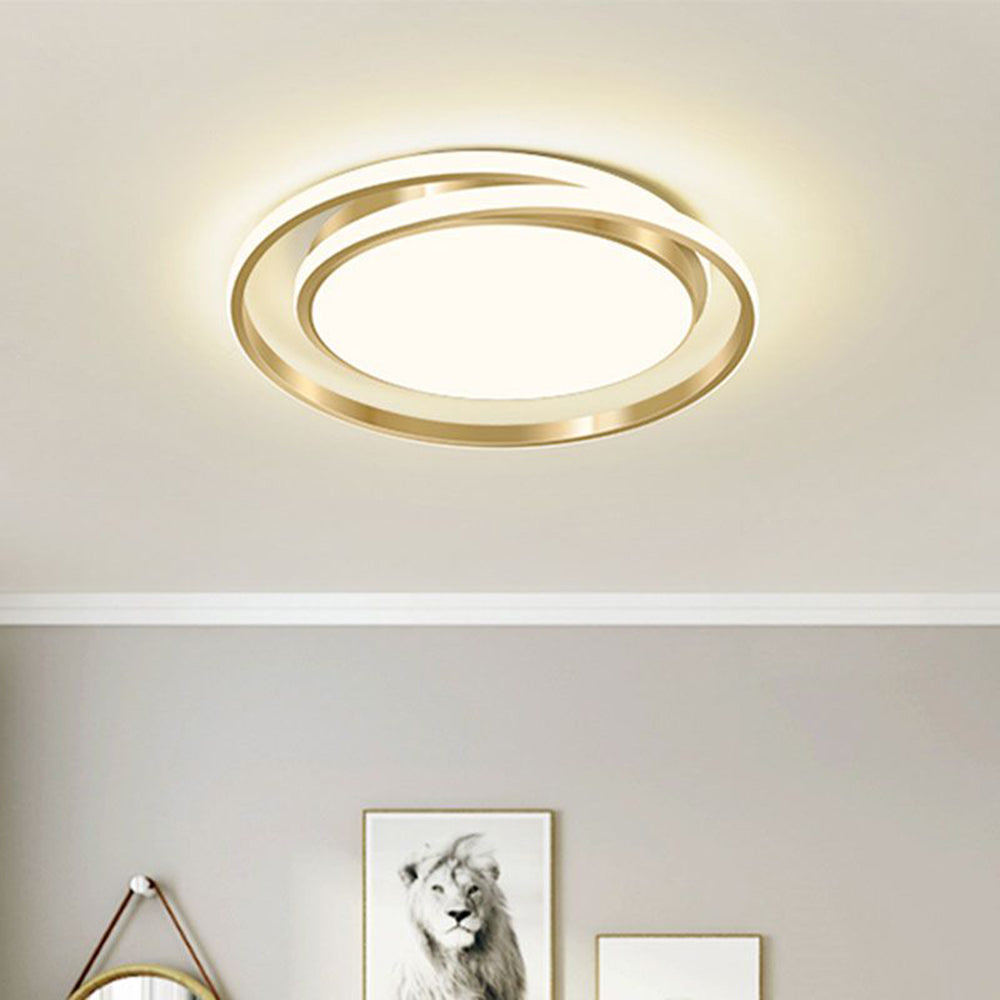 Sleek Minimalist LED Circular Ceiling Light - Modern Design for Elegant Home Illumination and Energy Efficiency