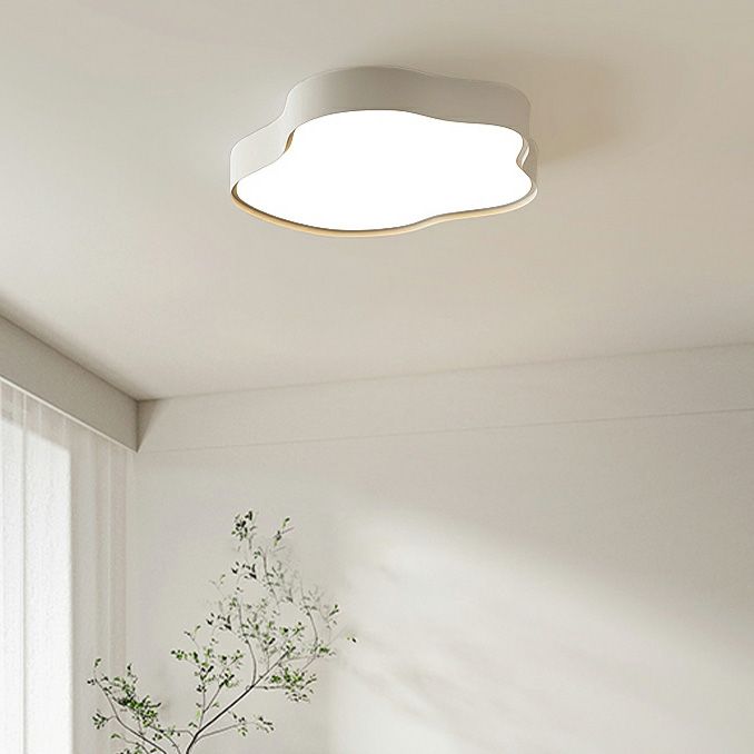 Sleek LED Metal Flush Mount Ceiling Light Fixture for Modern Home Illumination and Stylish Décor