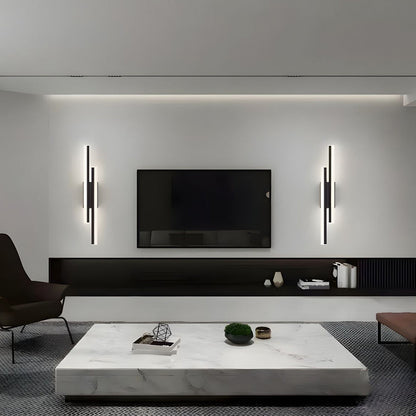Aplique de pared LED de metal acrílico, accesorio de iluminación