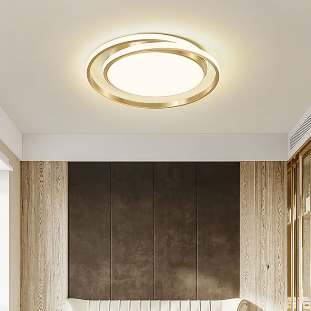 Sleek Minimalist LED Circular Ceiling Light - Modern Design for Elegant Home Illumination and Energy Efficiency