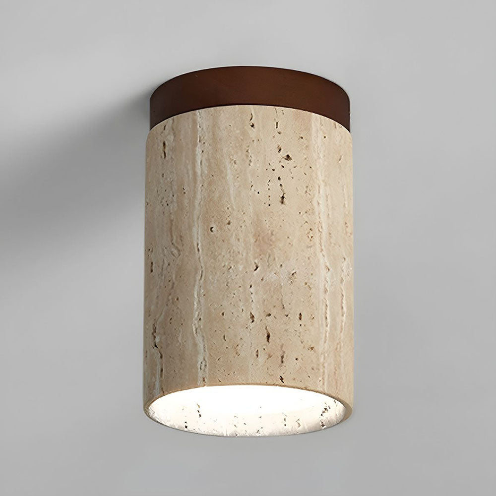 Wooden Simplicity Cylindrical Ceiling Light for Hallway – Elegant and Modern Lighting Solution for Your Home