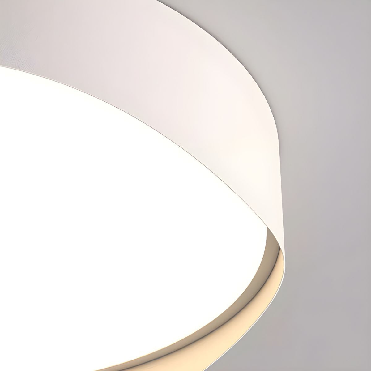 Energy-Efficient LED White Flush Mount Ceiling Light - Modern Design for Bright, Stylish Illumination in Any Room