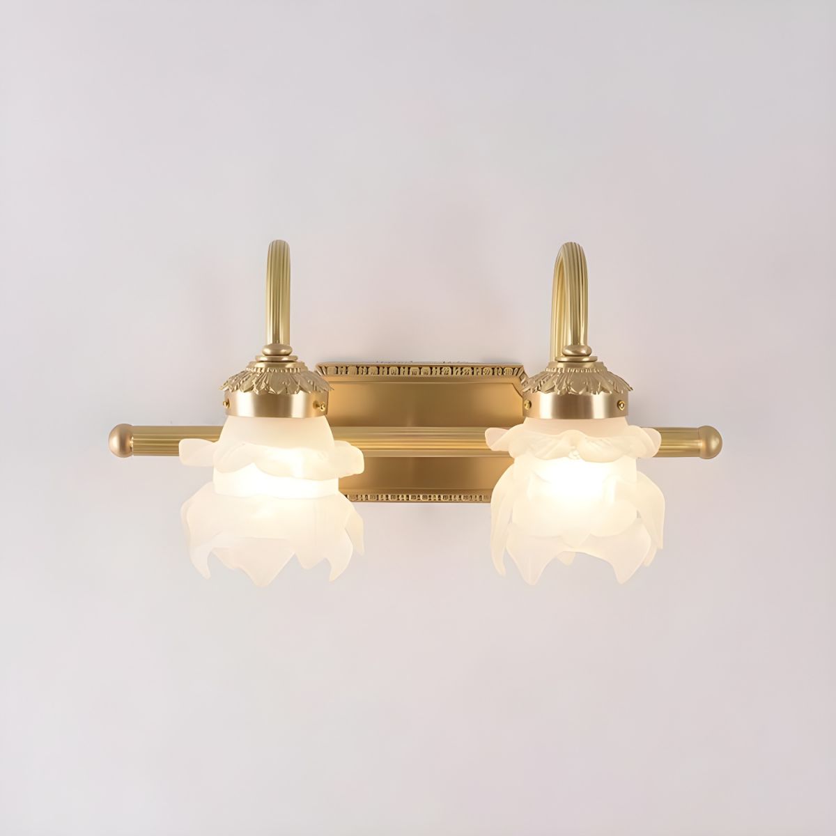 Elegant Gold Arc Wall Lights for Bathrooms - Stylish Metal Lighting Fixtures to Enhance Your Space and Create Ambience