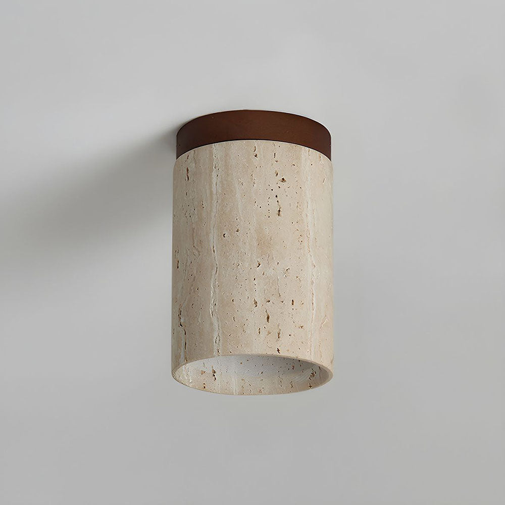 Wooden Simplicity Cylindrical Ceiling Light for Hallway – Elegant and Modern Lighting Solution for Your Home