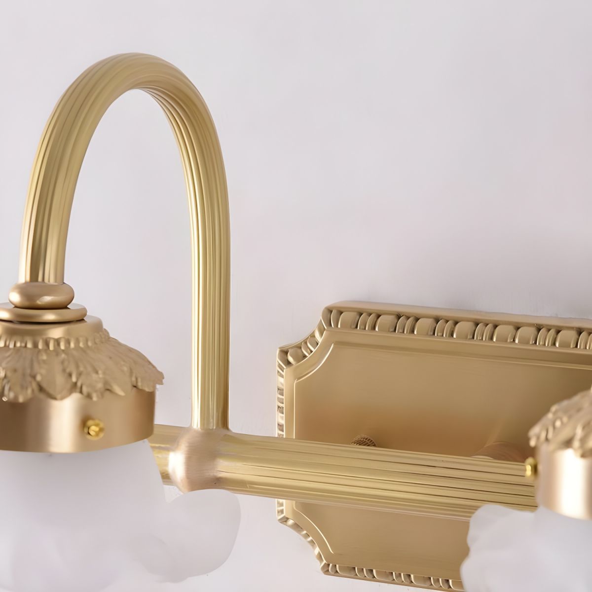 Elegant Gold Arc Wall Lights for Bathrooms - Stylish Metal Lighting Fixtures to Enhance Your Space and Create Ambience