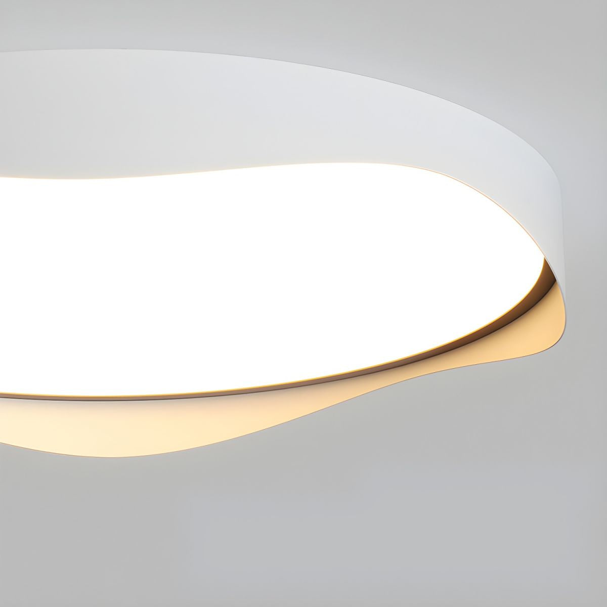 Energy-Efficient LED White Flush Mount Ceiling Light - Modern Design for Bright, Stylish Illumination in Any Room