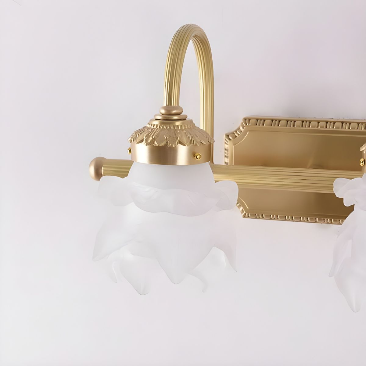 Elegant Gold Arc Wall Lights for Bathrooms - Stylish Metal Lighting Fixtures to Enhance Your Space and Create Ambience