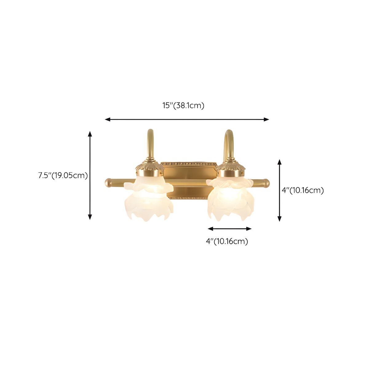 Elegant Gold Arc Wall Lights for Bathrooms - Stylish Metal Lighting Fixtures to Enhance Your Space and Create Ambience