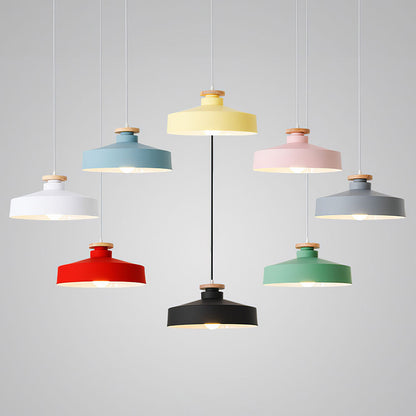 Pendant Light in Colourful Metal Finish