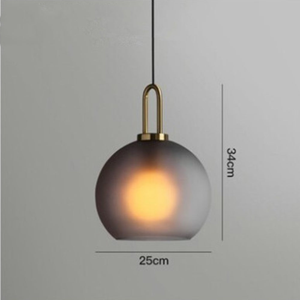 Nordic Minimalist Glass Pendant Light - Elegant Scandinavian Design for Modern Home Interiors, Perfect for Living Room or Dining Area